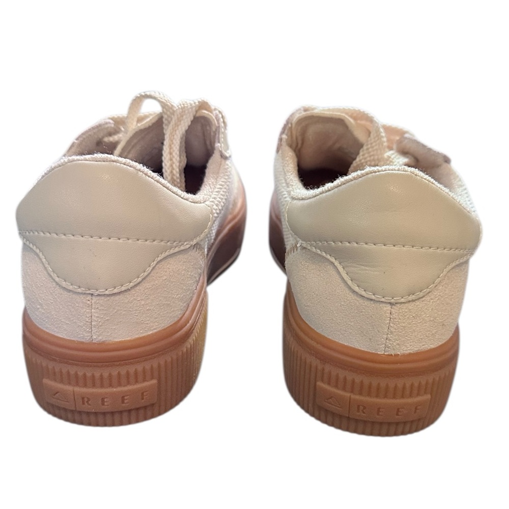Reef Cream and Brown Platform Sneakers - Picture 6 of 15
